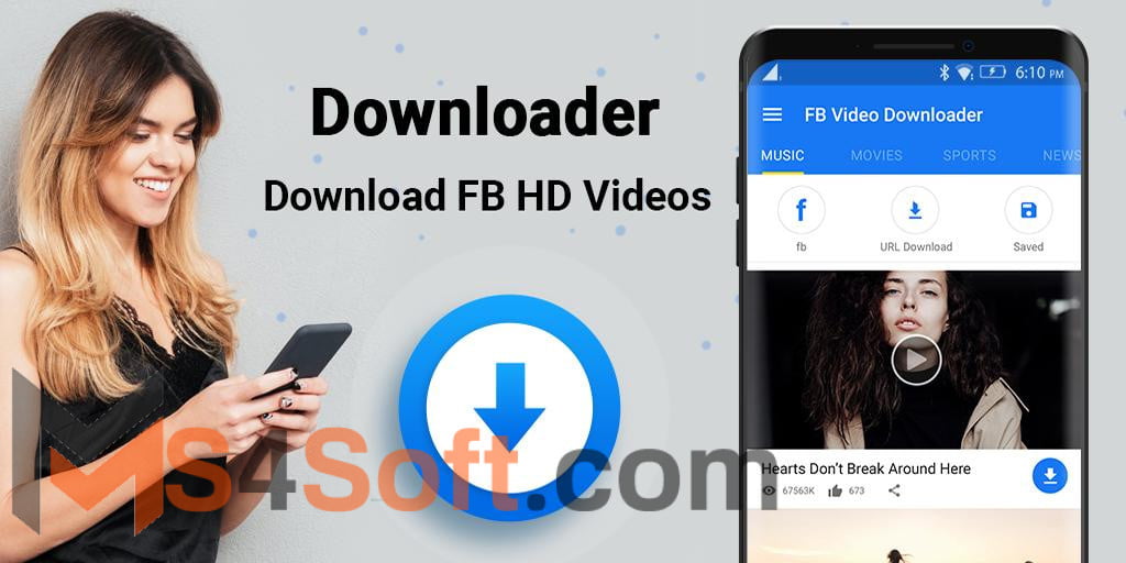 أفضل تطبيق لتحميل الفيديوهات من الفيس بوك 2023 Fb Video Downloader